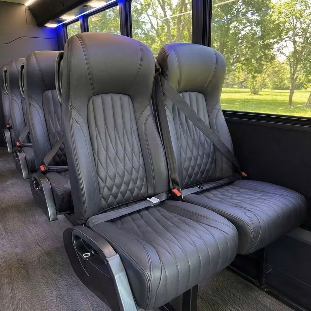 wheat ridge 20 passenger minibus high back seats
