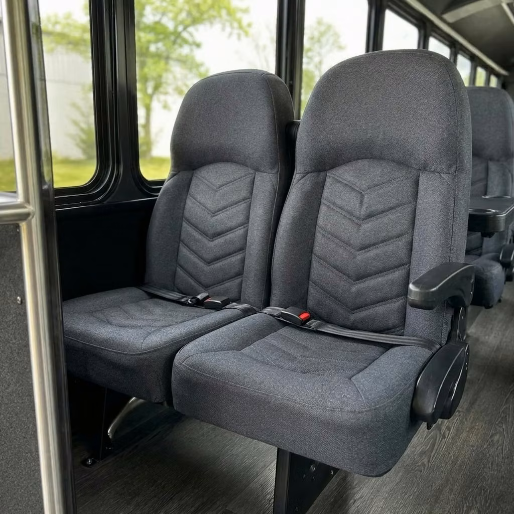 wheat ridge 25 passenger minibus high back seats