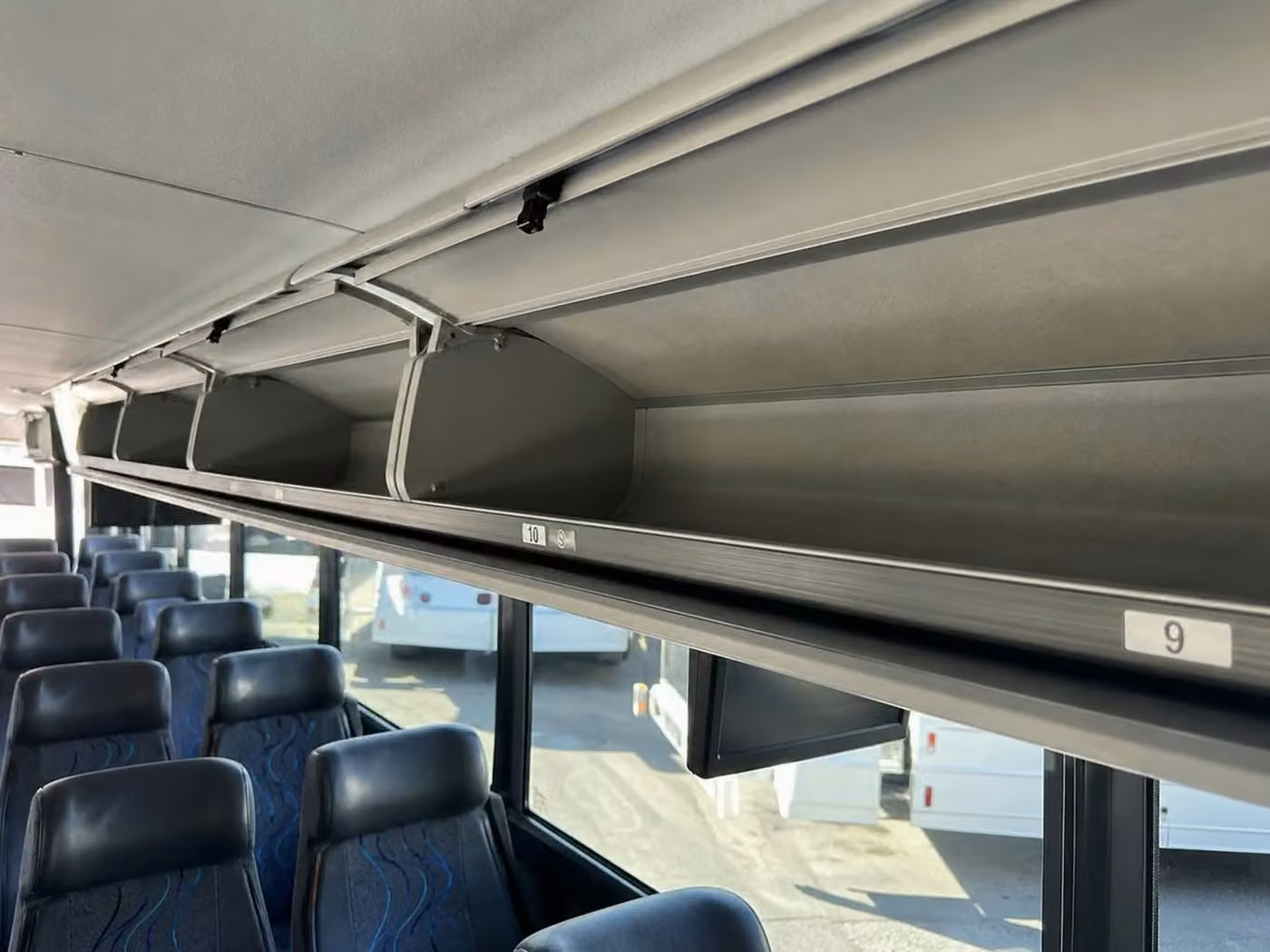 wheat ridge 28 passenger minibus overhead storage