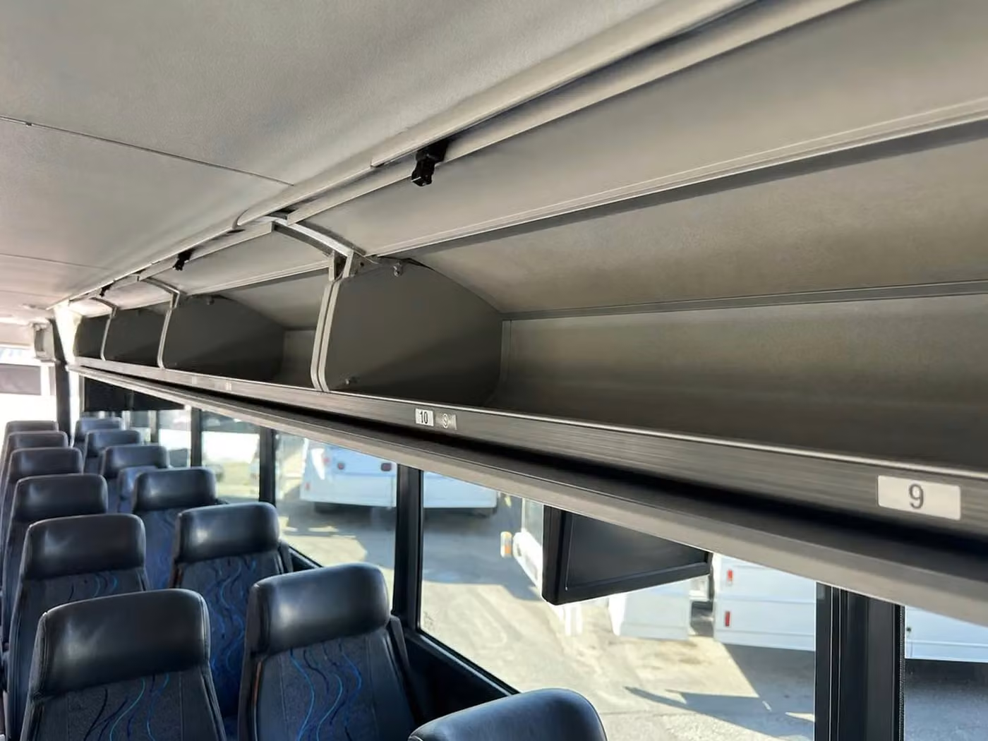 wheat ridge 35 passenger minibus overhead storage