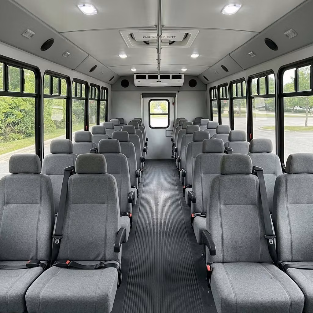 wheat ridge 35 passenger minibus seating