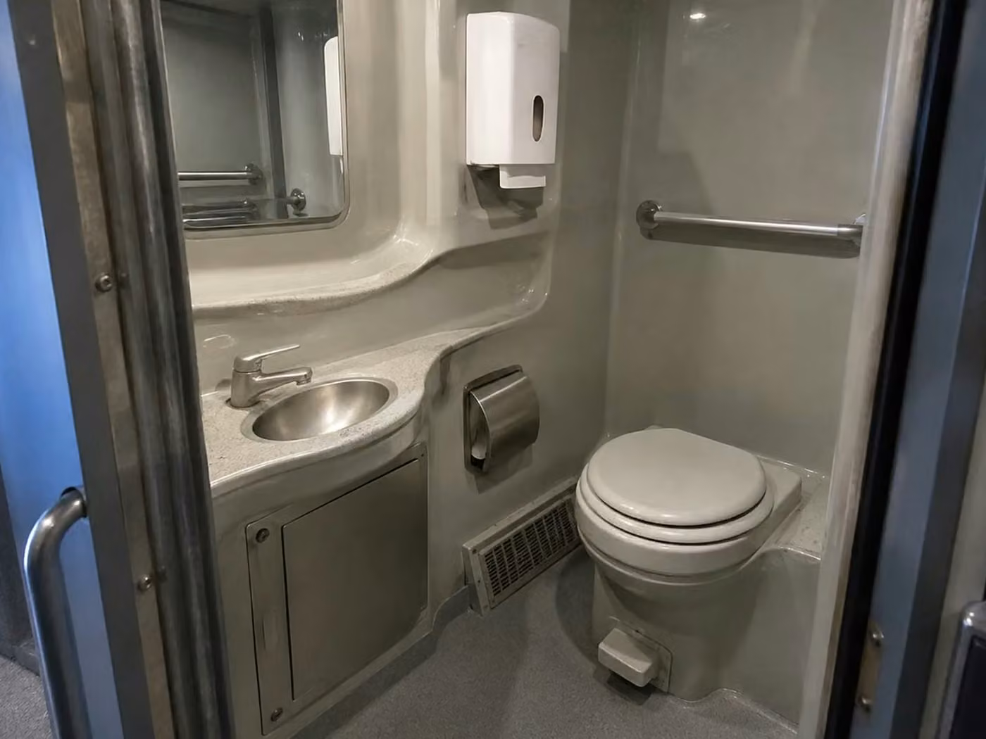 wheat ridge charter bus onboard restroom