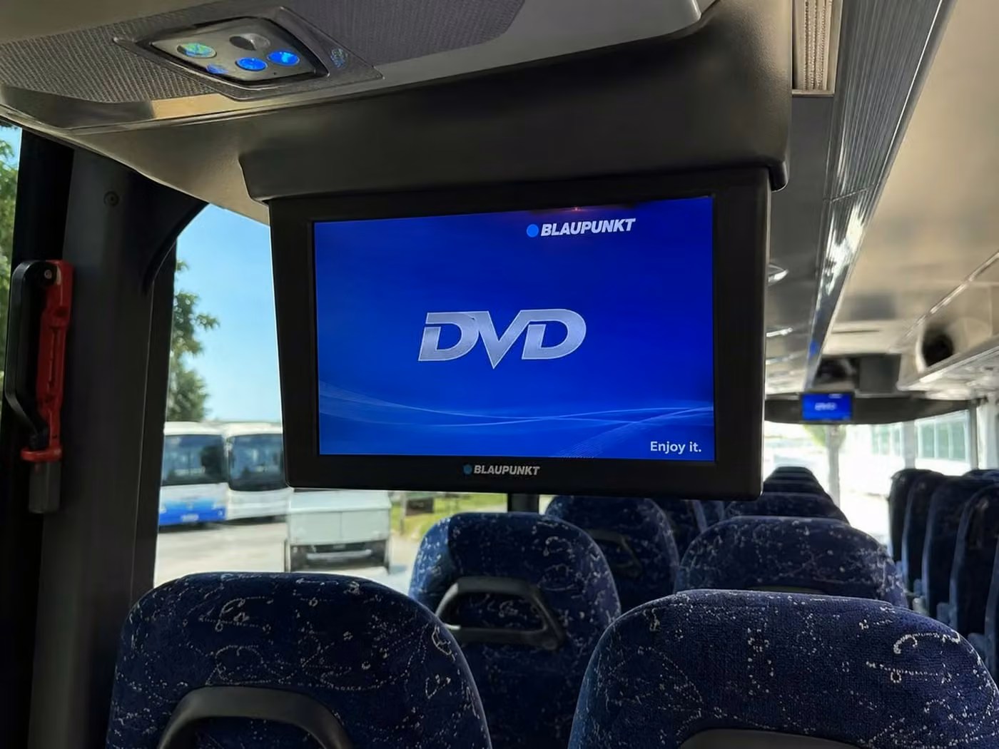 wheat ridge charter bus tv monitors