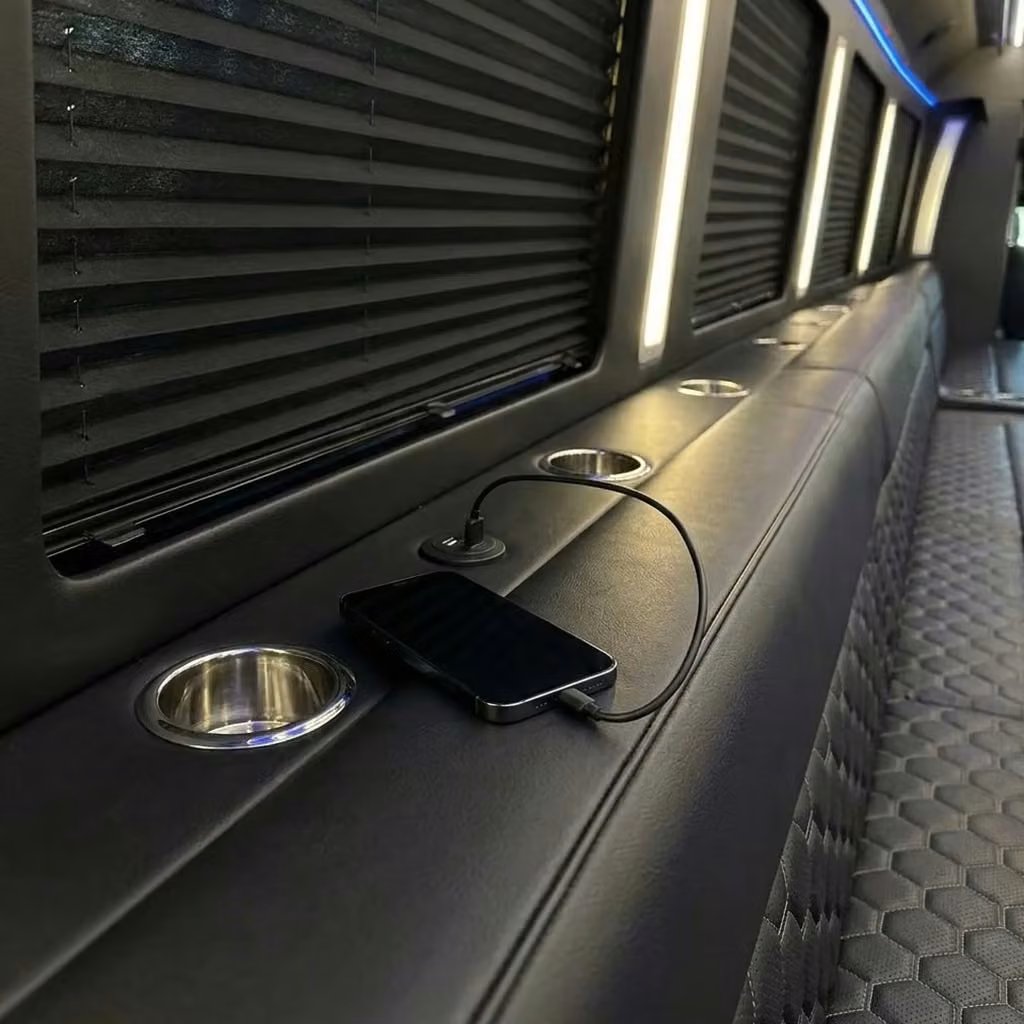 wheat ridge party bus usb charging