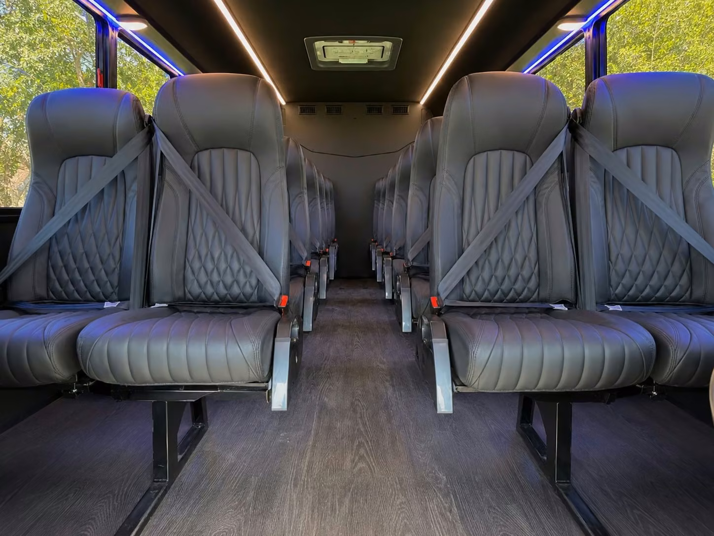 20 passenger minibus interior