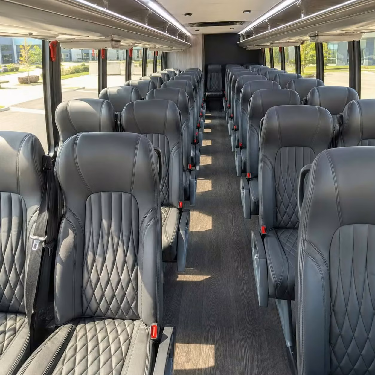 35 passenger minibus interior
